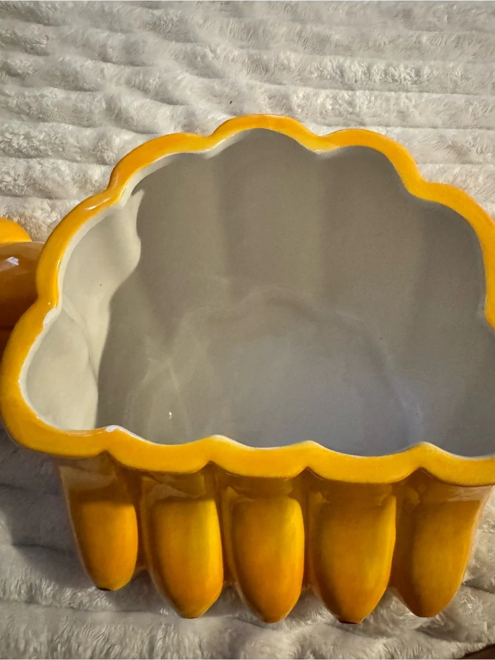 Gibson Home Fruit Samba Banana Fruit Basket Ceramic Cookie Jar Canister